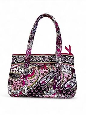 Vera Bradley Betsy Bag Very Berry Paisley NWOT Retired Print Quilted